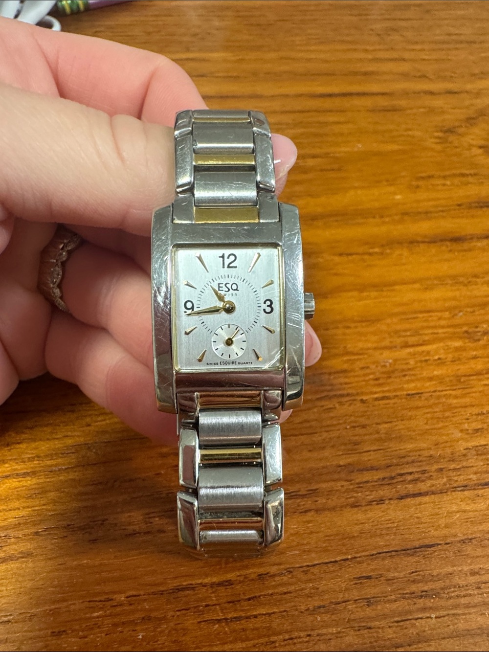 Two-Tone Women’s Bracelet Watch - Silver & Gold